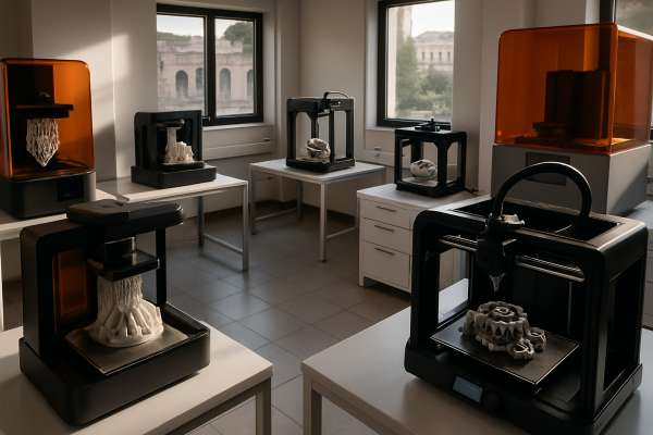 Servizio professionale di stampa 3D a Roma per prototipi industriali