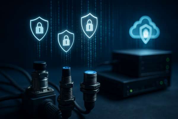 Diagramma sicurezza dati IoT industriale