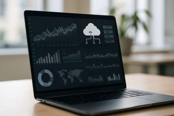 Dashboard di analisi infrastruttura IT aziendale